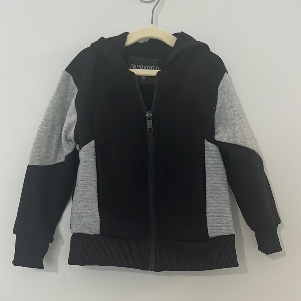 Kids‎ Black and Gray Hoodie 2T
